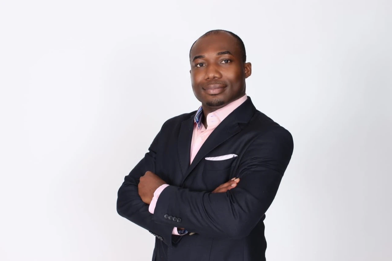 The visionary behind NAFEX Group, in the supplied studio portrait.
